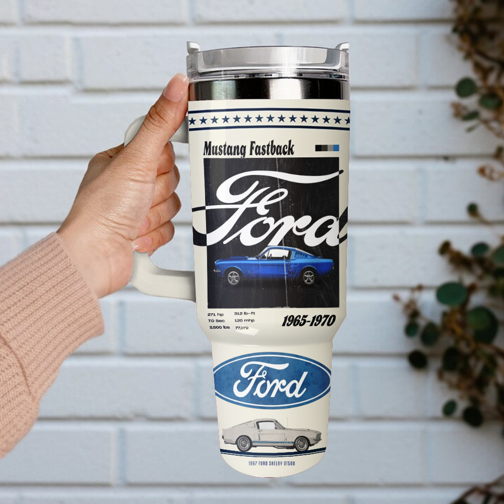 Ford Mustang Custom Stanley Cup 40 oz 30 oz Tumbler With HandleTVC2301129 - Image 4