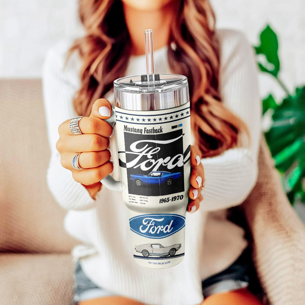 Ford Mustang Custom Stanley Cup 40 oz 30 oz Tumbler With HandleTVC2301129 - Image 3