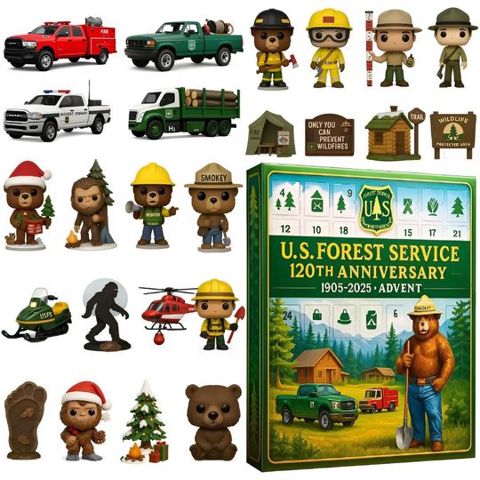 Forest Advent Calendar 2025, 24 Day Animal Figurines, Christmas Countdown Blind Box - Image 7