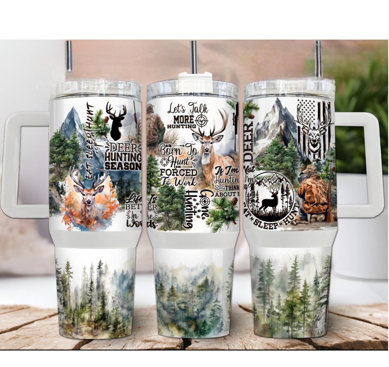 Forest Deer Custom Stanley Cup 40 oz 30 oz Tumbler With HandleTVC2301753
