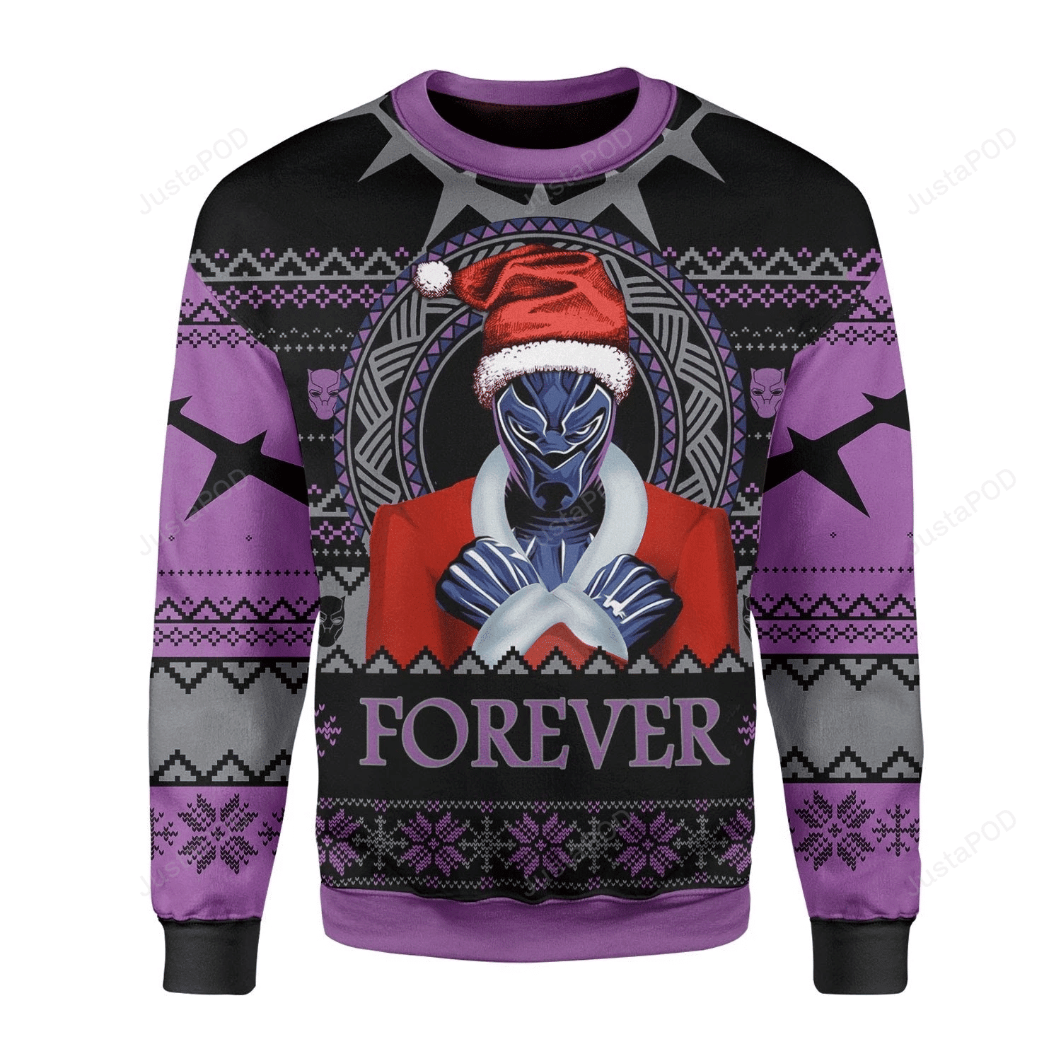 Forever Ugly Christmas Sweater Adult 3D Funny Matching for family