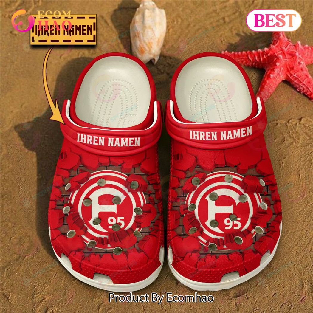 Fortuna Dusseldorf Bundesliga Sport Crocs Crocband Clogs Shoes Comfortable For Men Women and Kids