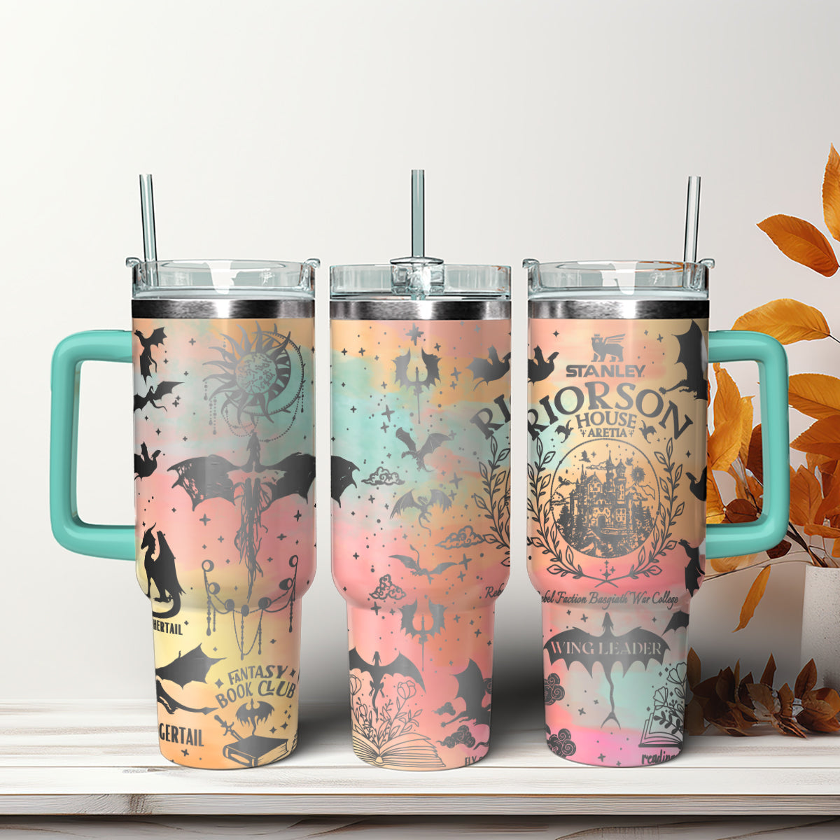 Fourth Wing Custom Stanley Cup 40 oz 30 oz Tumbler With HandleTVC2301567