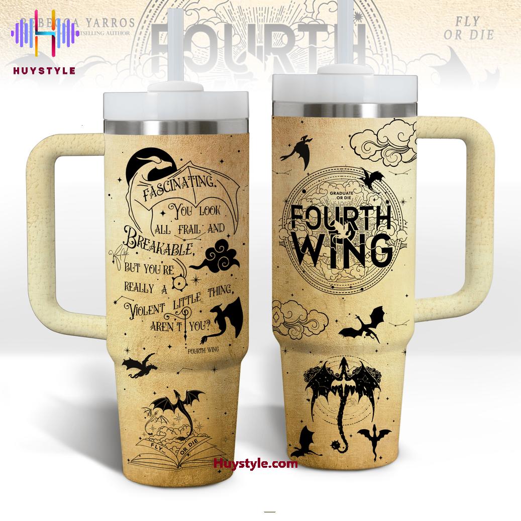 Fourth Wing Custom Stanley Cup 40 oz 30 oz Tumbler With HandleTVC2301703