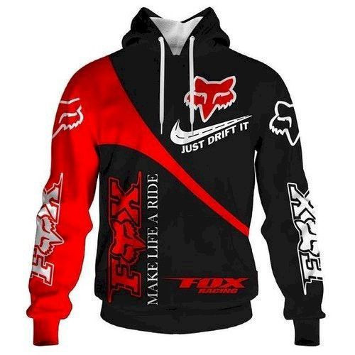Fox Racing 3D All Over Print Hoodie, Zip Hoodie