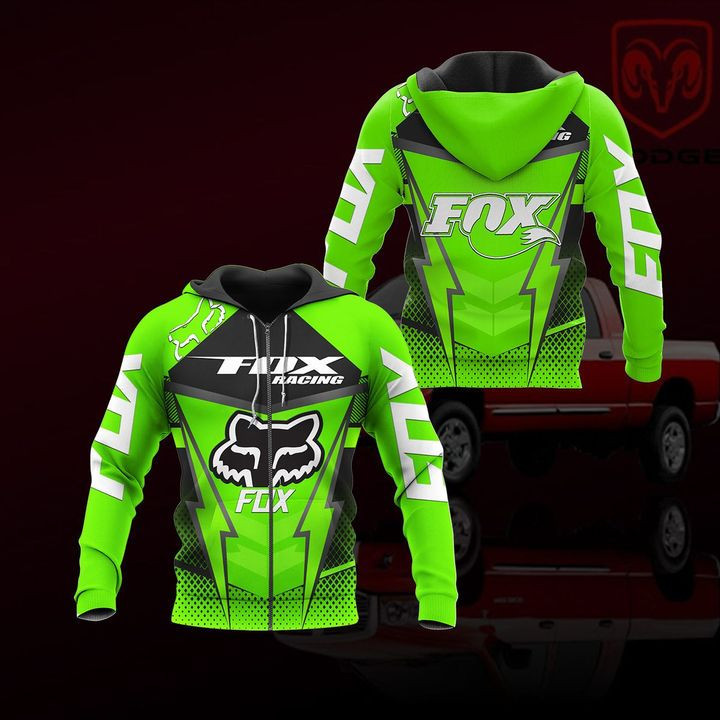 Fox Racing 3D All Over Print Hoodie, Zip Hoodie