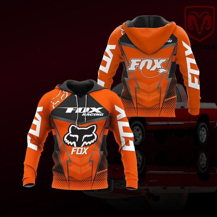 Fox Racing 3D All Over Print Hoodie, Zip Hoodie