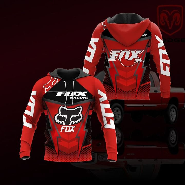 Fox Racing 3D All Over Print Hoodie, Zip Hoodie