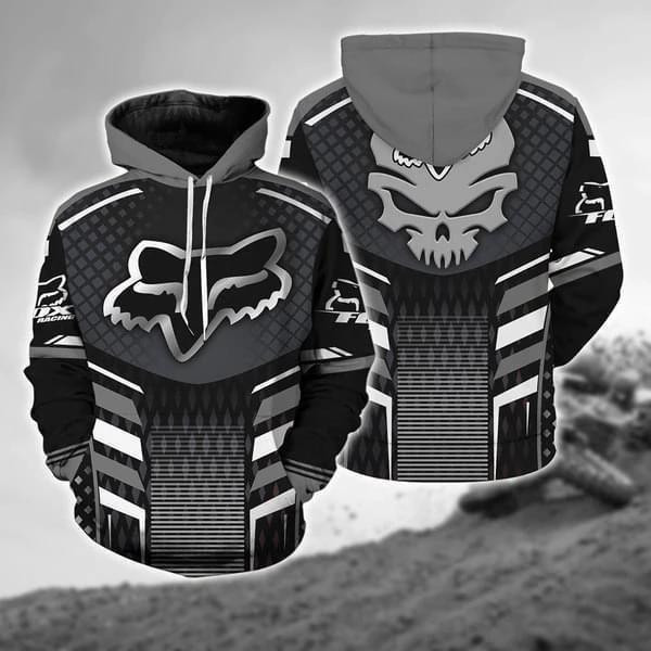 Fox Racing 3D All Over Print Hoodie, Zip Hoodie