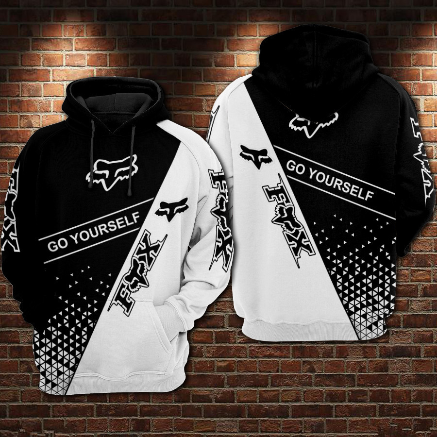 Fox Racing 3D All Over Print Hoodie, Zip Hoodie