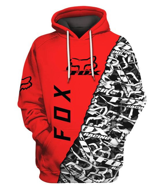 Fox Racing 3D All Over Print Hoodie, Zip Hoodie