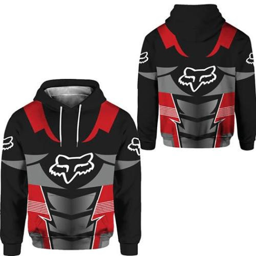 Fox Racing 3D All Over Print Hoodie, Zip Hoodie