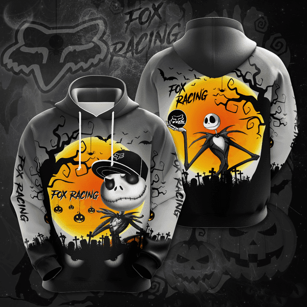 Fox Racing 3D All Over Print Hoodie, Zip Hoodie
