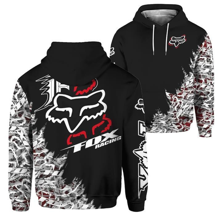 Fox Racing Dirt Bike Motocross 3D All Over Print Hoodie, Zip Hoodie