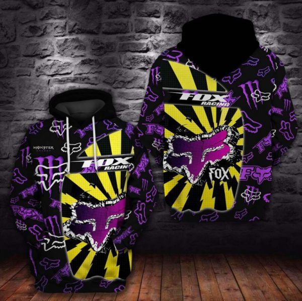 Fox Racing Lovers Nice 3D All Over Print Hoodie, Zip Hoodie
