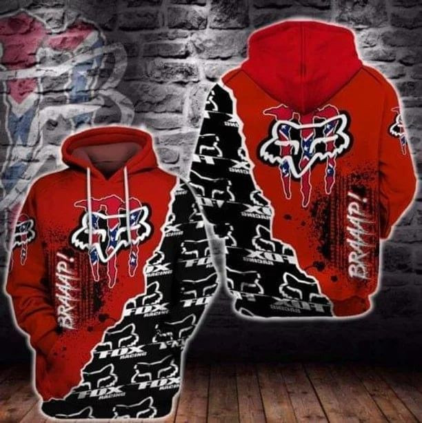FOX RACING REBEL 3D All Over Print Hoodie, Zip Hoodie