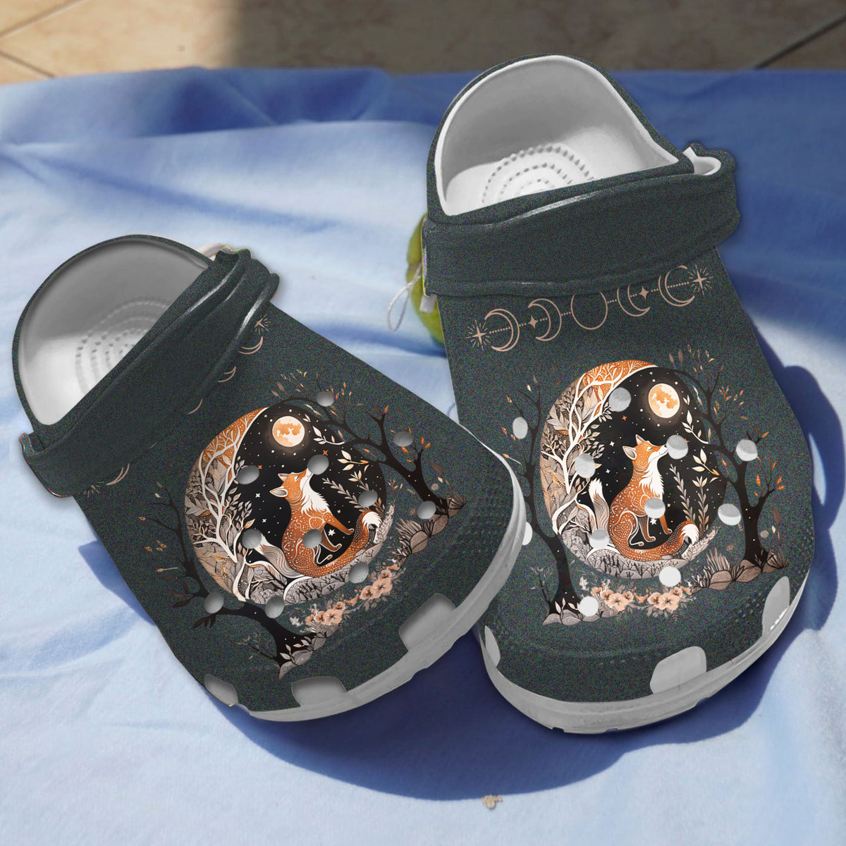 Foxes Of The World Animal Crocs Crocband Clogs Shoes Comfortable For Men Women and Kids