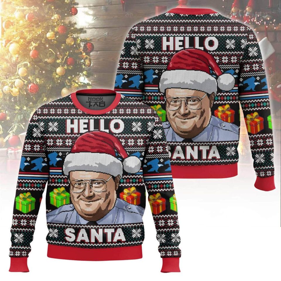 Frank Reynolds Hello Santa Christmas Ugly Sweater, It's Always Sunny In Philadelphia Sweatshirt