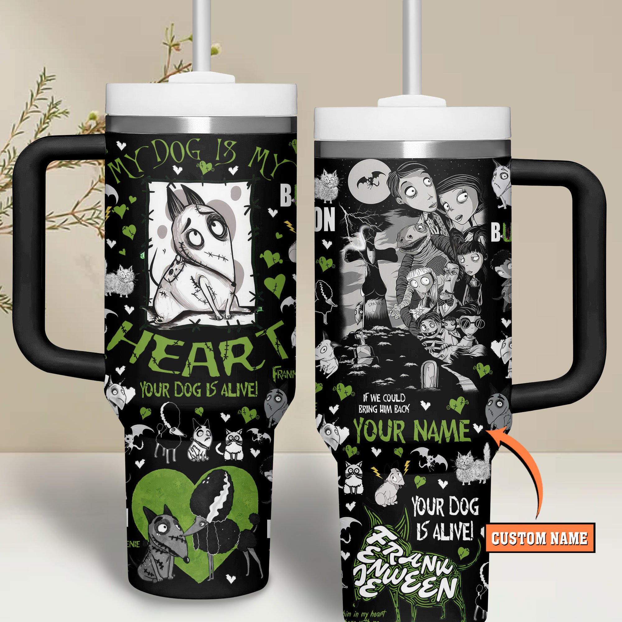 Frankenweenie Movies Custom Stanley Cup 40 oz 30 oz Tumbler With HandleTVC2301512