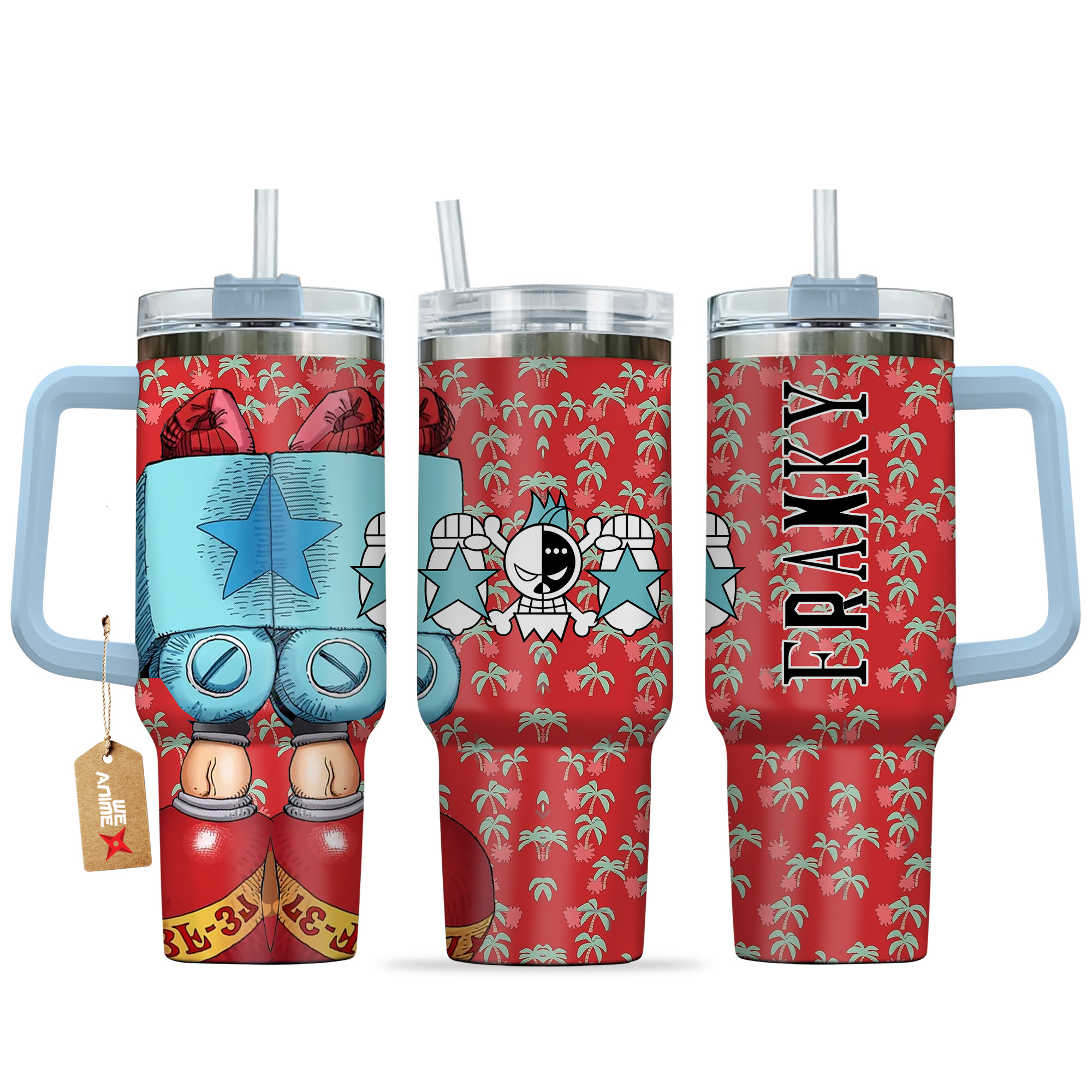 Franky One Piece Anime Custom Stanley Cup 40 oz 30 oz Tumbler With HandleTVC2301141
