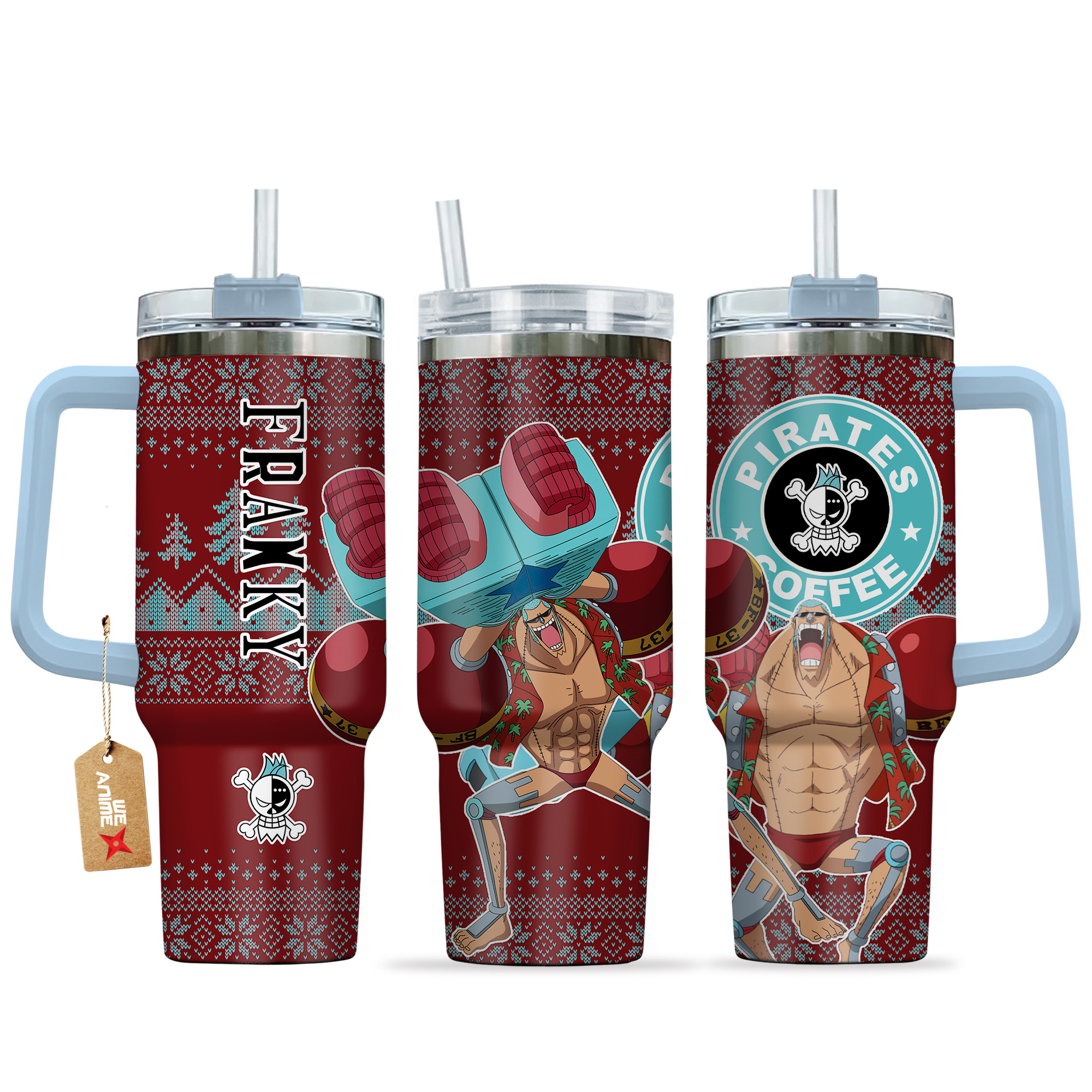 Franky One Piece Anime Custom Stanley Cup 40 oz 30 oz Tumbler With HandleTVC2301155