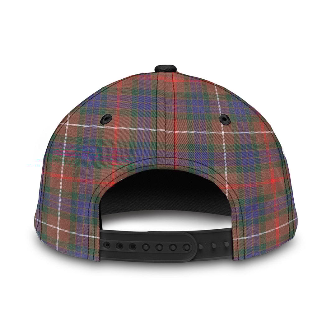 Fraser Hunting Modern Tartan Baseball Cap, Tartan Plaid Cap with Family Crest K23 Trucker Hats Custom Hats Gifts For Men & Women