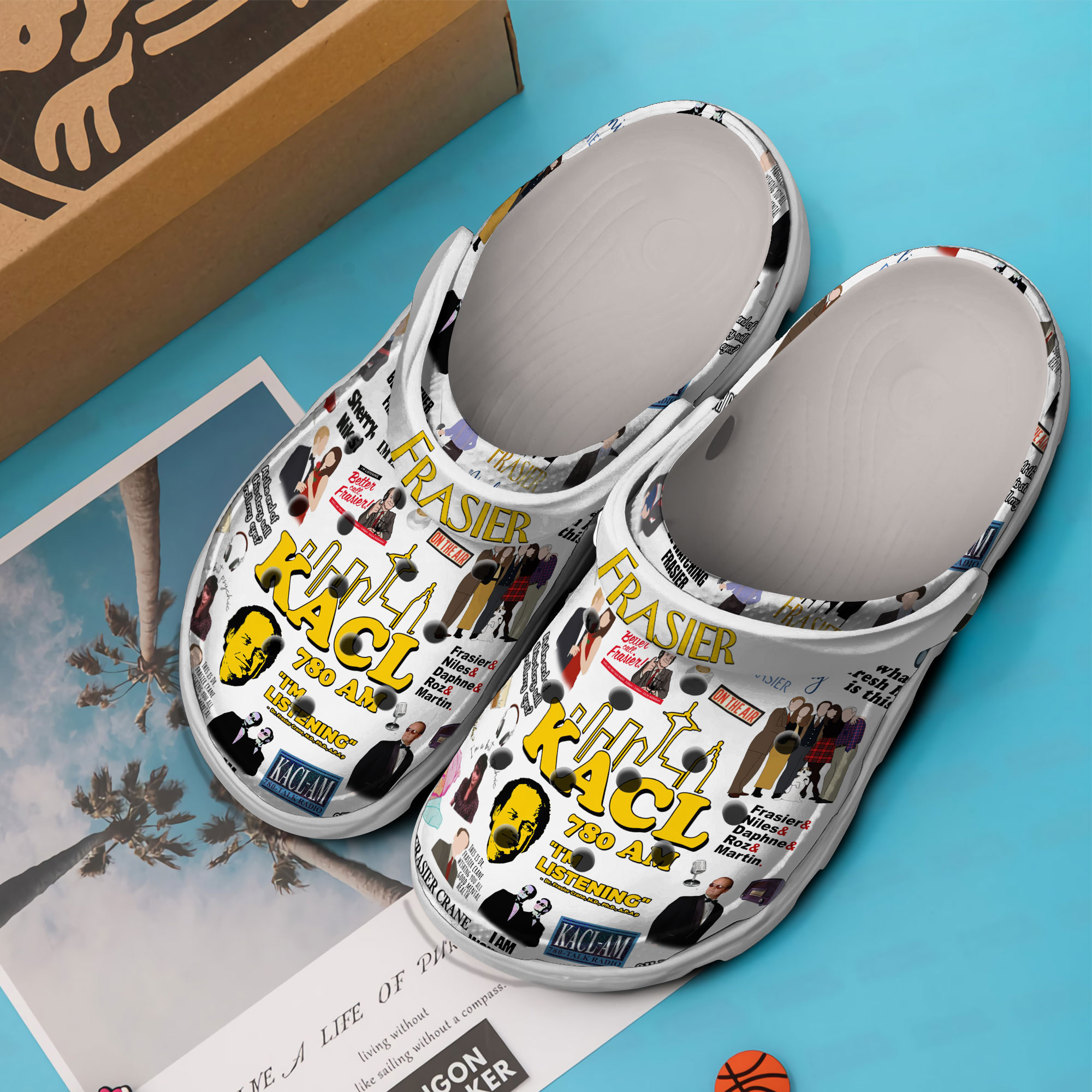 Frasier TV Series Crocs Crocband Clogs Shoes Comfortable For Men Women and Kids - Image 2