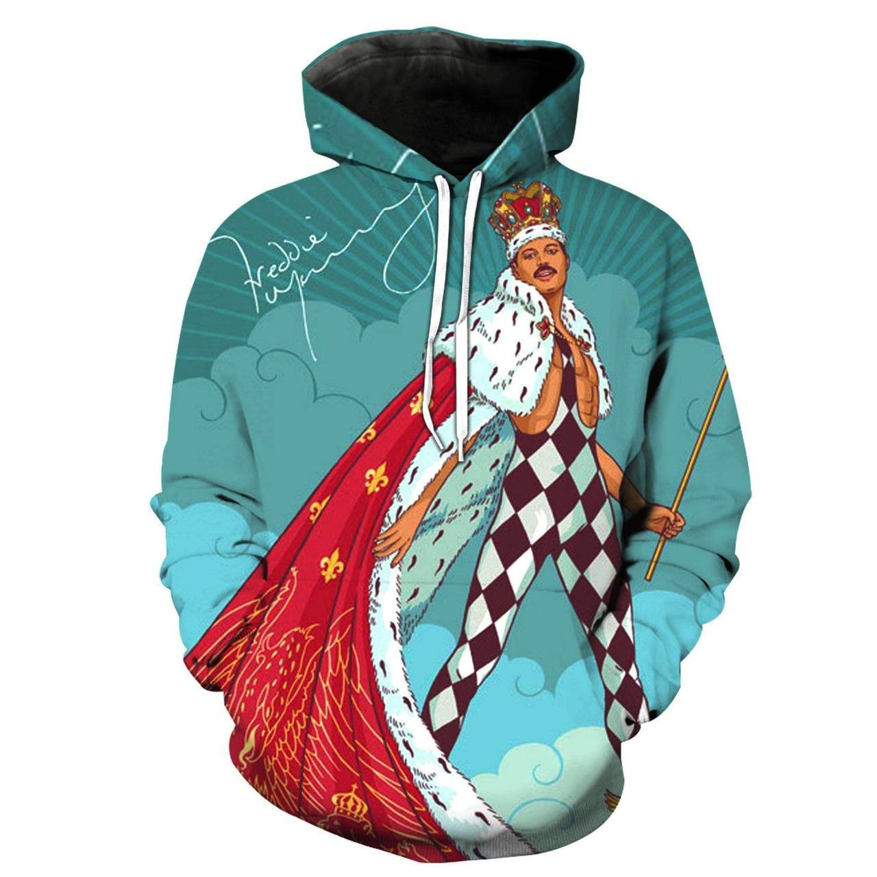 Freddie Mercury 3D All Over Print Hoodie, Zip Hoodie