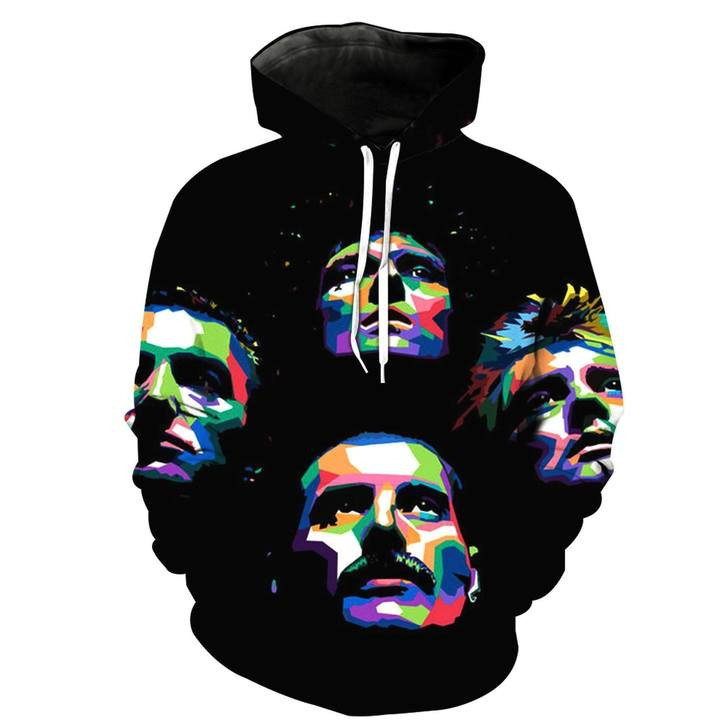 Freddie Mercury 3D All Over Print Hoodie, Zip Hoodie