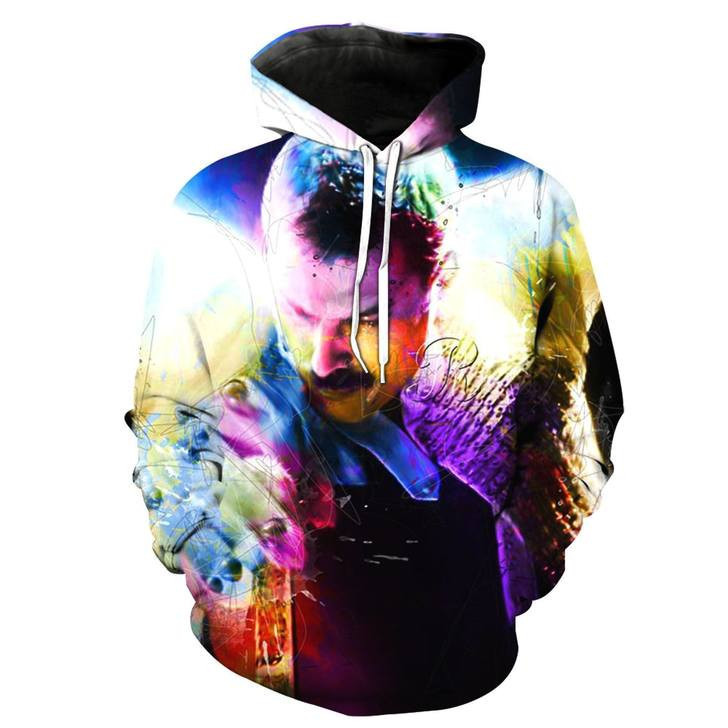 Freddie Mercury 3D All Over Print Hoodie, Zip Hoodie