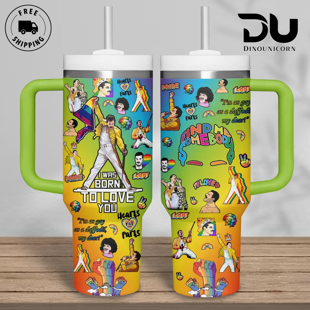 Freddie Mercury Music Custom Stanley Cup 40 oz 30 oz Tumbler With HandleTVC2301711