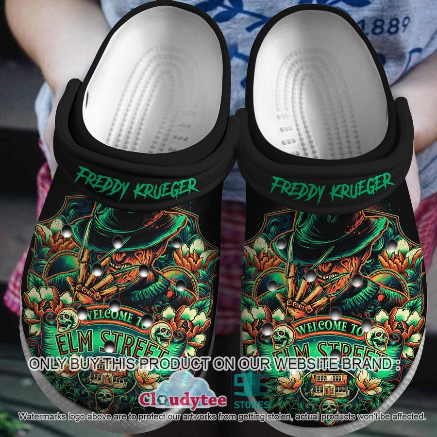 Freddy Krueger Horror Movie Crocs Crocband Clogs Shoes Comfortable For Men Women and Kids