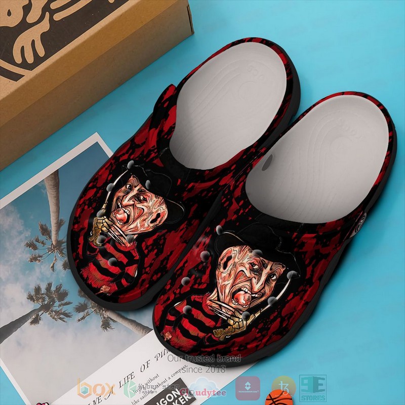Freddy Krueger Horror Movie Crocs Crocband Clogs Shoes Comfortable For Men Women and Kids