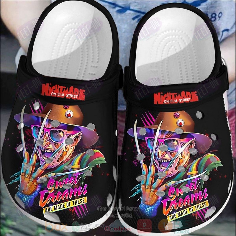 Freddy Krueger Horror Movie Crocs Crocband Clogs Shoes Comfortable For Men Women and Kids