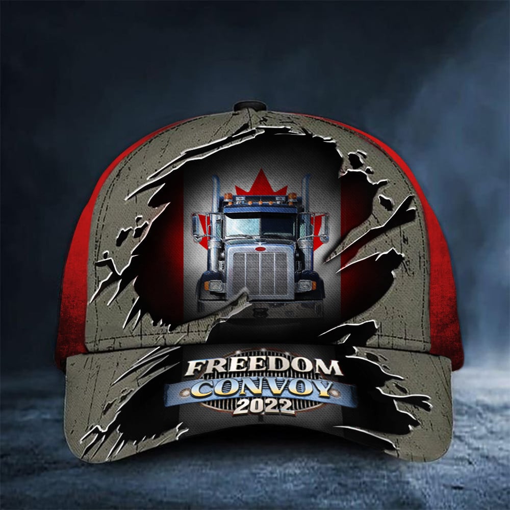Freedom Convoy 2022 Truck Canada Flag Hat Driver Support Mens Hat Truck Drivers Gifts DP Trucker Hats Custom Hats Gifts For Men & Women