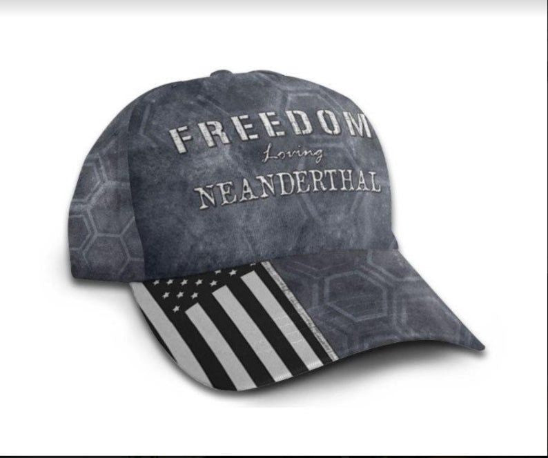 Freedom Loving Neanderthal Kryptek Typhon Hatcap 3D Gift America Cap 3D Trucker Hats Custom Hats Gifts For Men & Women