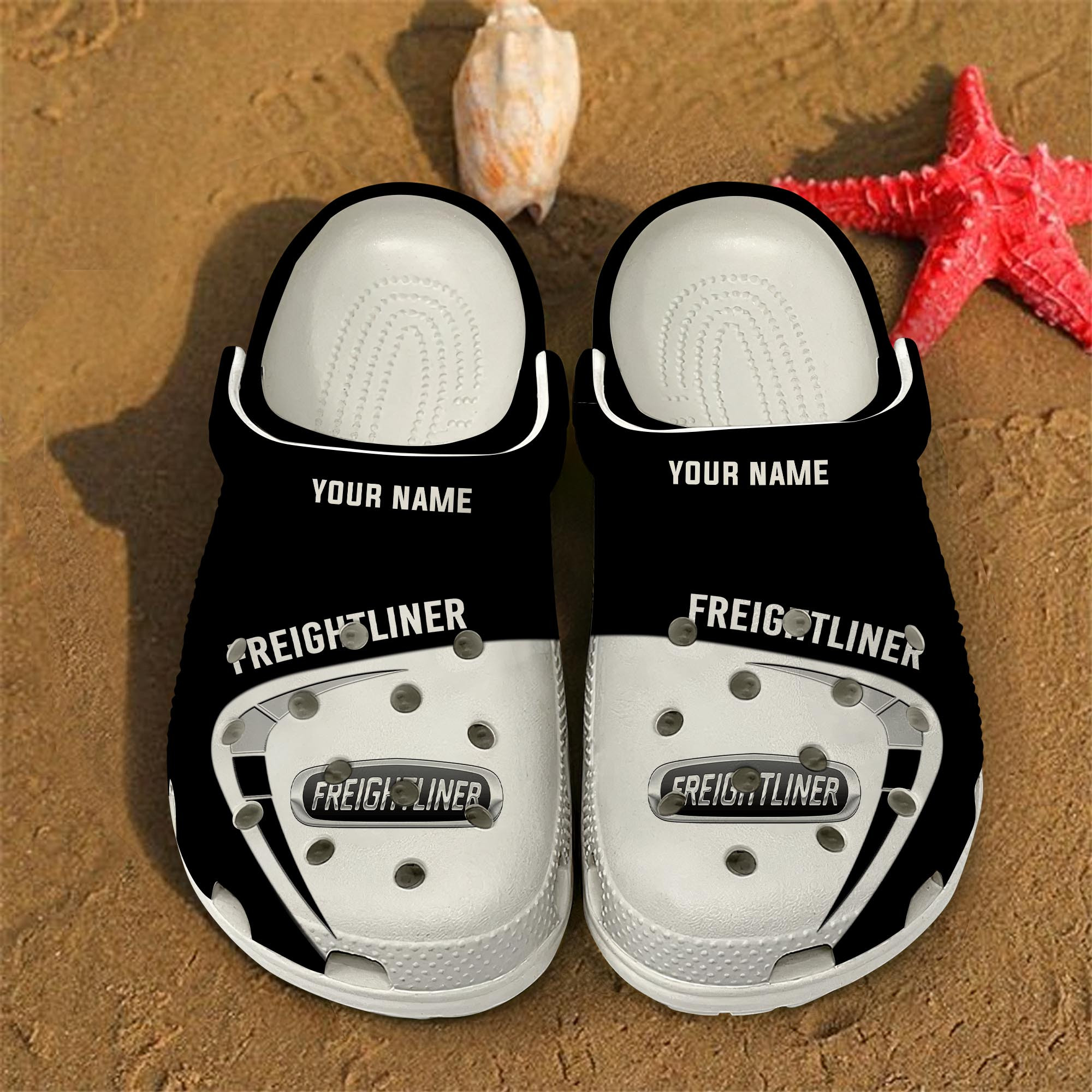 Freightliner Crocs Crocband Clogs Shoes Comfortable For Men Women and Kids