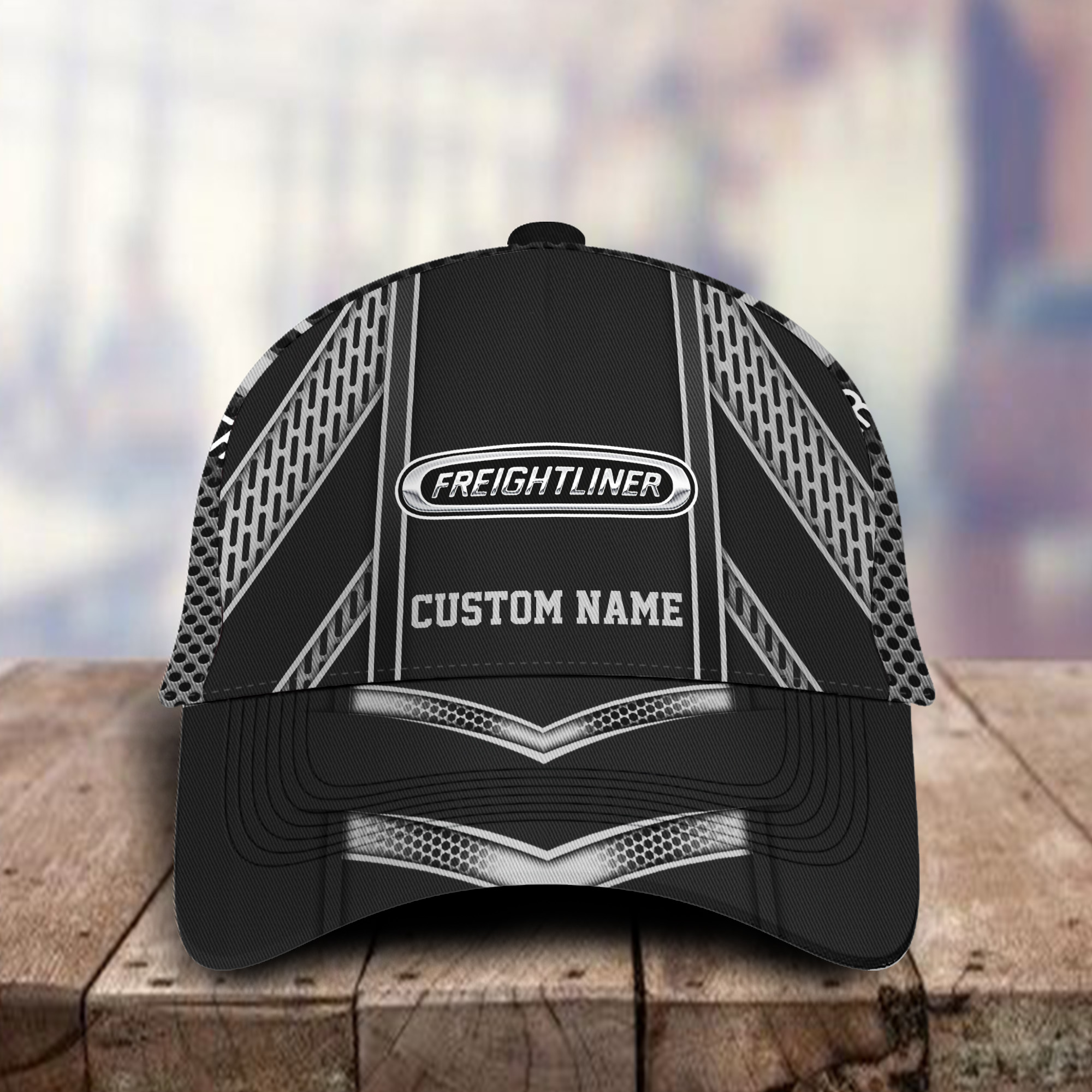 Freightliner Group 3D Classic Cap Hat Personalized Name For Men Women Trucker Hats Custom Hats Gifts For Men & Women