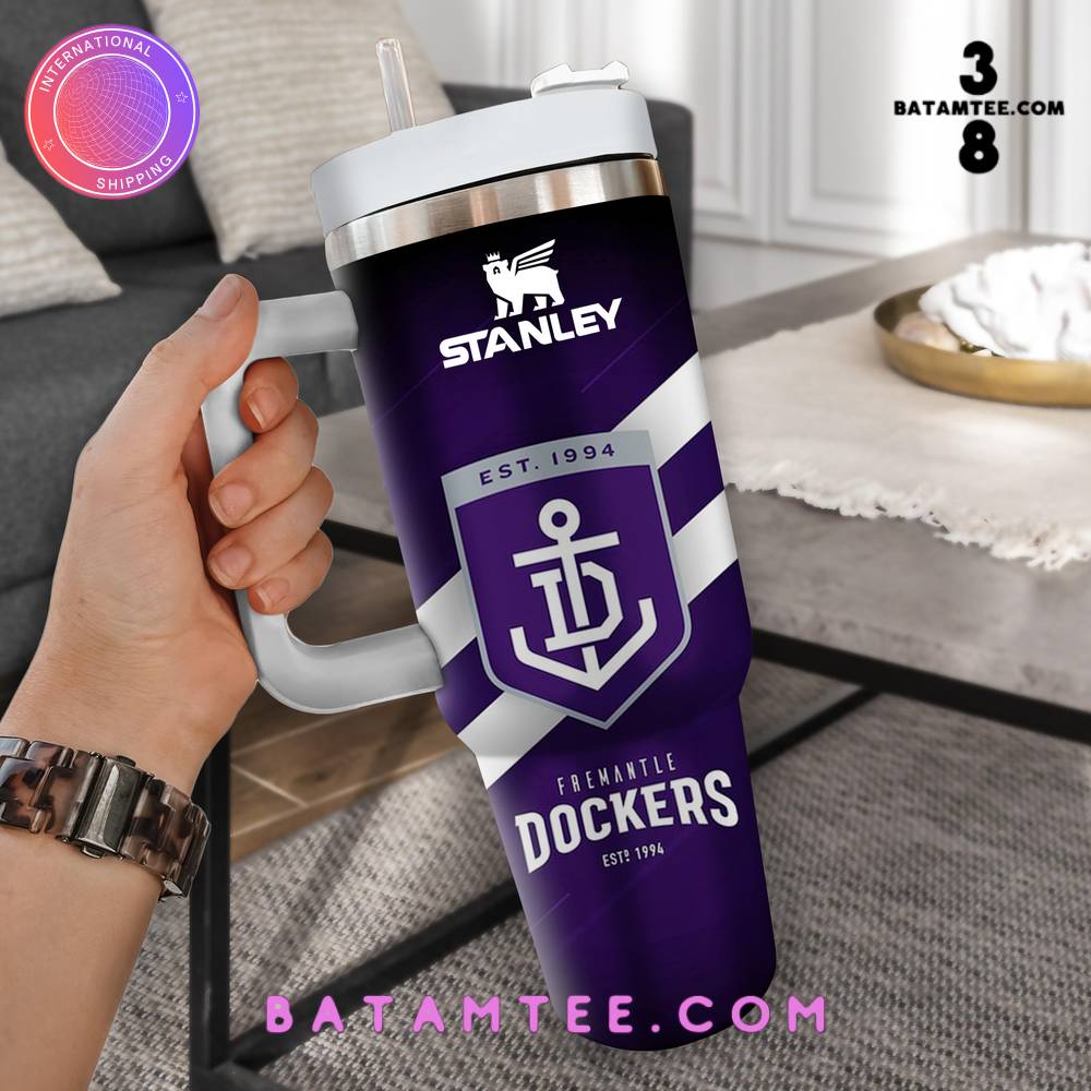 Fremantle Dockers AFL Custom Stanley Cup 40 oz 30 oz Tumbler With HandleTVC230101