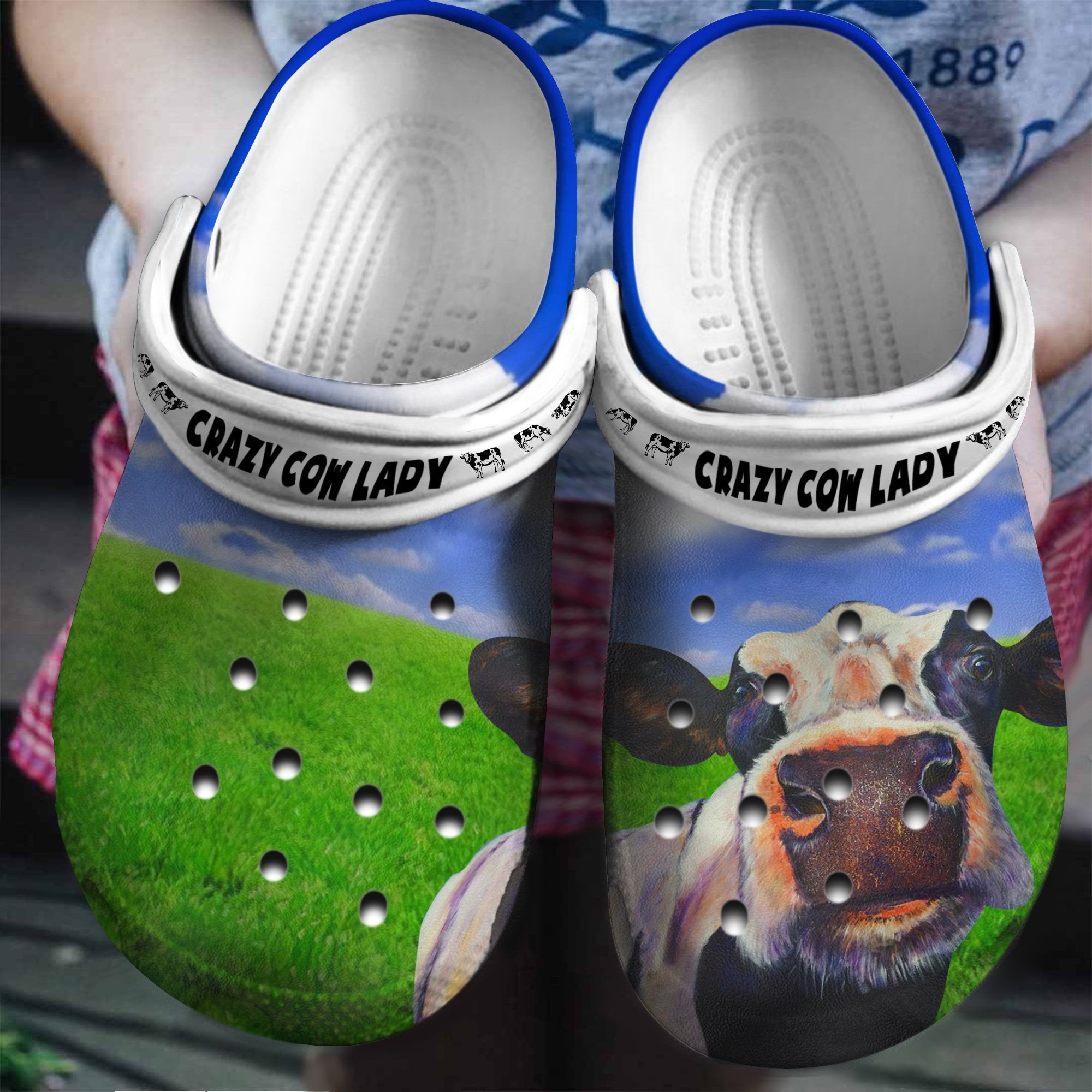 Fresh Farm And Crazy Cow Lazy Shoes Clogs Gifts For Son Daughter