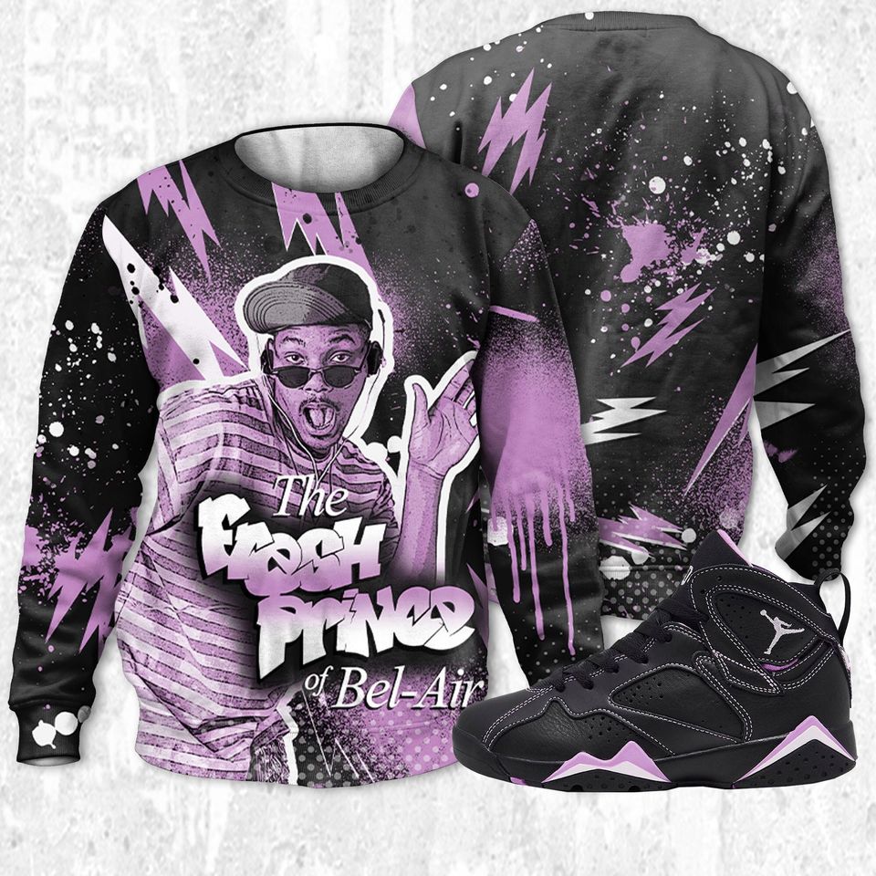 Fresh Prince 3D Zigzag Lighting Unisex Sweatshirt 3D