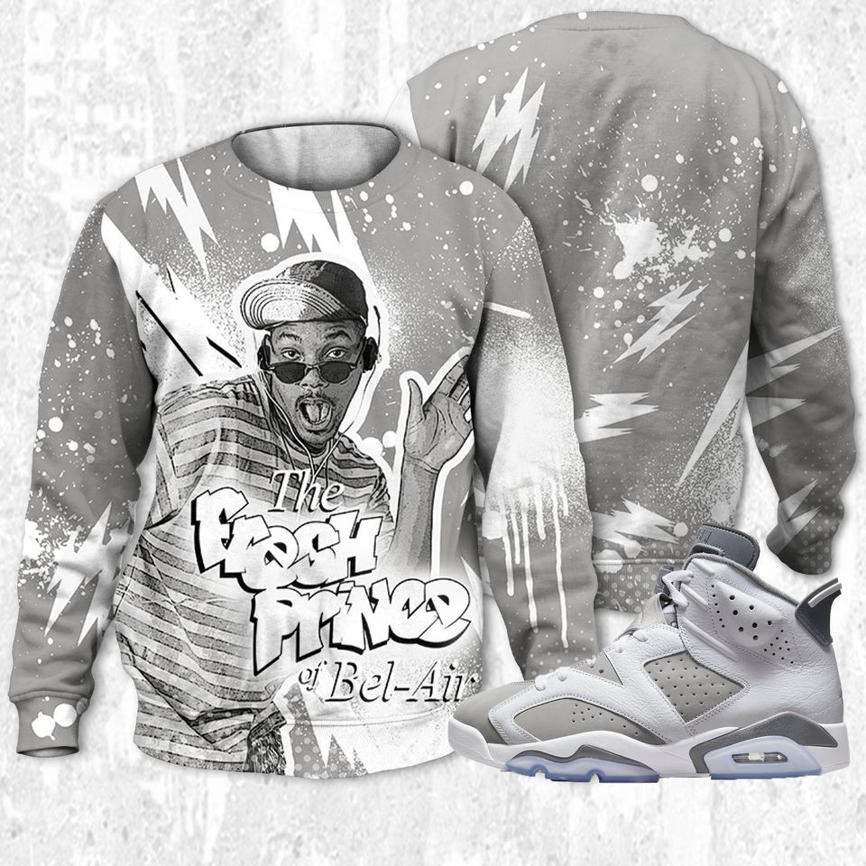 Fresh Prince 3D Zigzag Lighting Unisex Sweayshirt 3D