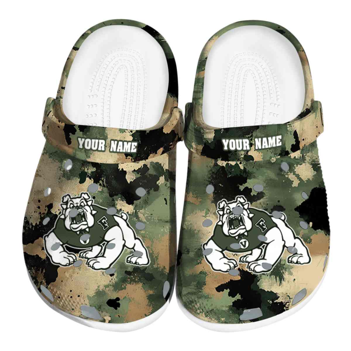 Fresno State Bulldogs NCAA Sport Crocs Crocband Clogs Shoes Comfortable For Men Women and Kids