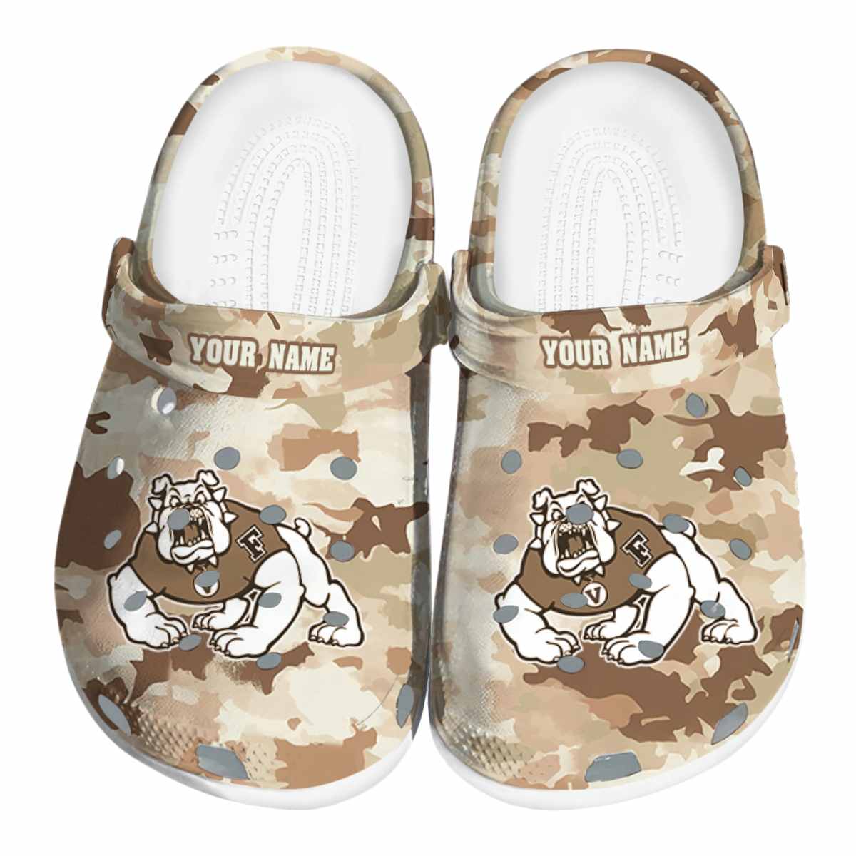 Fresno State Bulldogs NCAA Sport Crocs Crocband Clogs Shoes Comfortable For Men Women and Kids