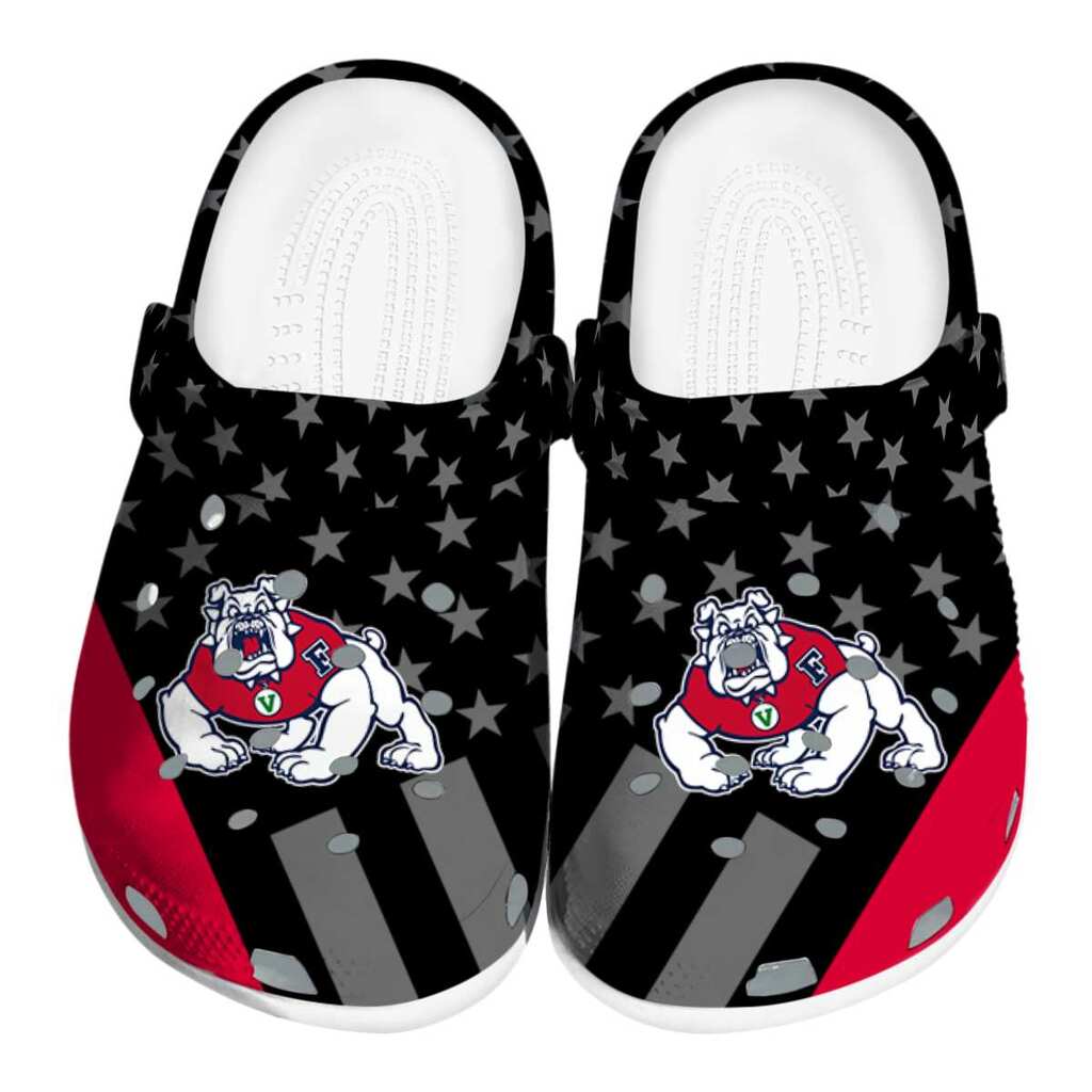 Fresno State Bulldogs Stellar Stripes Theme ClogTVC1801780