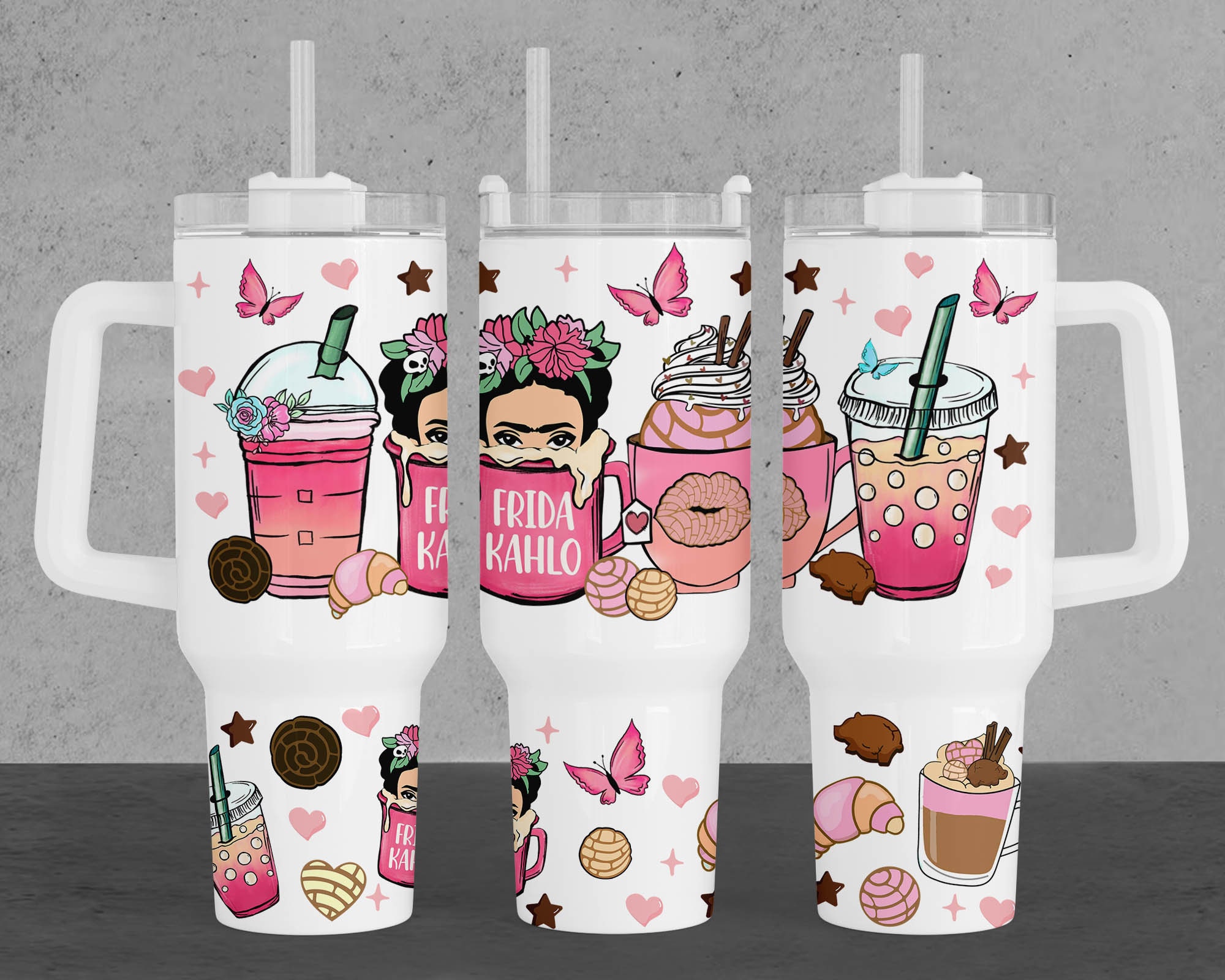 Frida Kahlo Coffee Custom Stanley Cup 40 oz 30 oz Tumbler With HandleTVC2301957