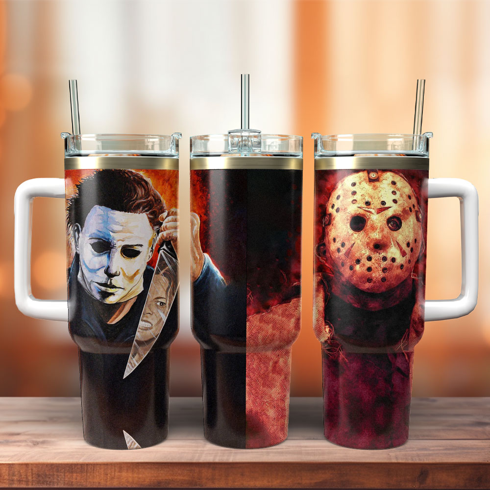 Friday The 13th Movie Custom Stanley Cup 40 oz 30 oz Tumbler With HandleTVC2301292