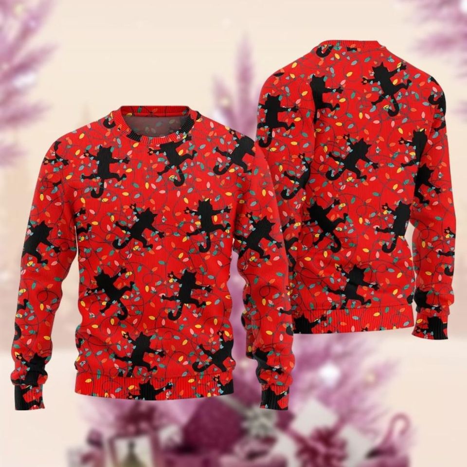 Fried Cat National Lampoon Christmas Ugly Sweater