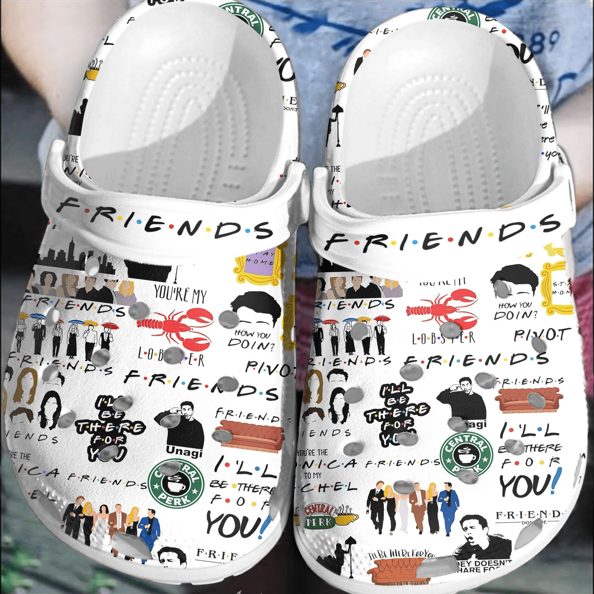 Friend Crocs Shoes Crocband Clogs Comfortable for men women