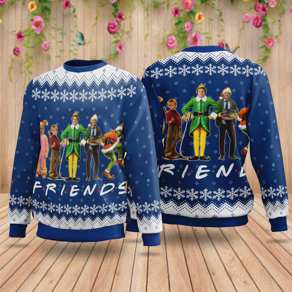 Friend Nightmare Ugly Christmas Sweater, Nightmare Ugly Sweater